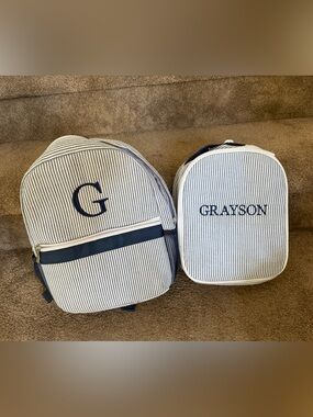 Grayson Backpack and Lunchbox – Monogram